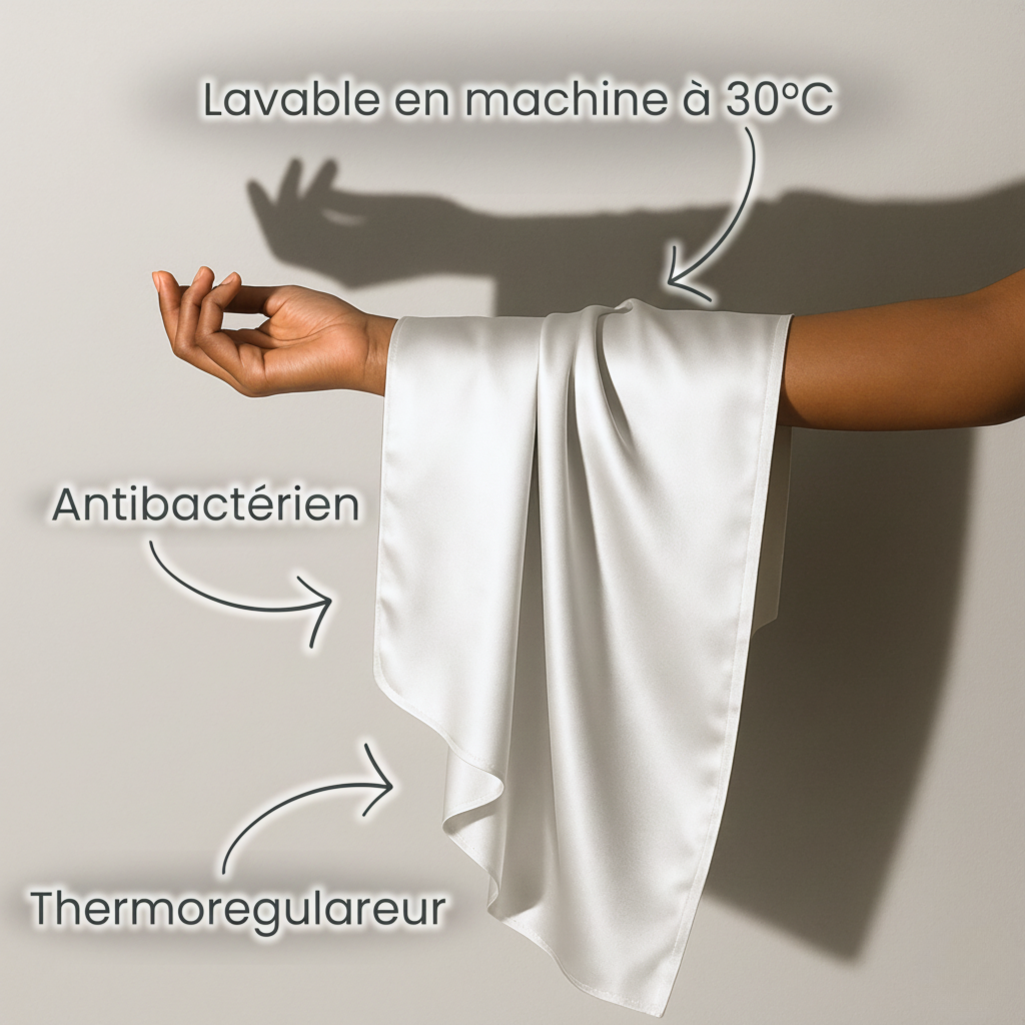 Taie d'oreiller en soie